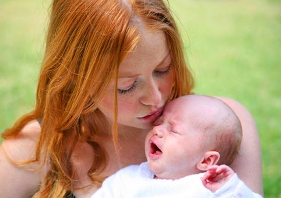 Фото - Сыпь на лице у новорожденного